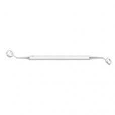 McDonald Optic Zone Marker Double End With Cross Hairs Stainless Steel, 11 cm - 4 1/4" Tip Diameter 1 - Tip Diameter 2 6.5 mm - 7.0 mm